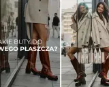 Kobieca stylizacja z beżowym trenczem i brązowymi kozakami. Idealne buty do trencza, które podkreślą każdą wiosenną i jesienną kreację.