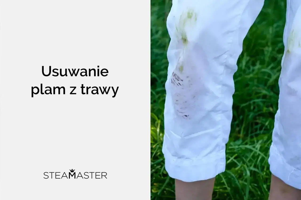 Białe spodnie z trudnymi plamami na trawie. Zobacz, jak łatwo je usunąć!